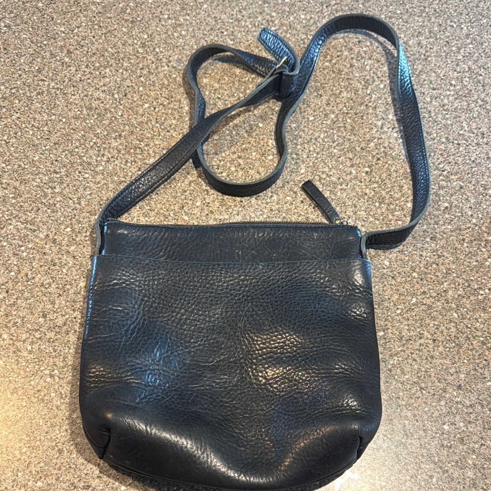 Lifetime leather crossbody purse